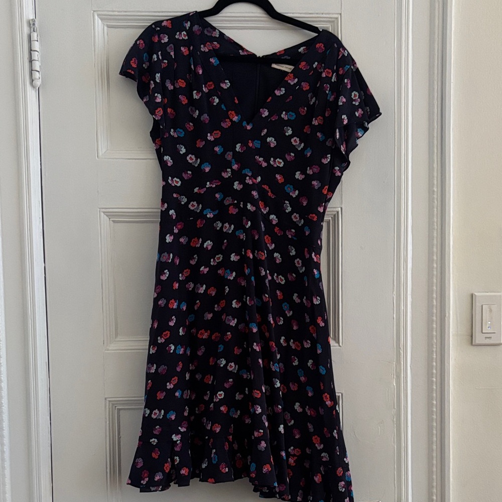 Rebecca Taylor Floral V-Neck Dress